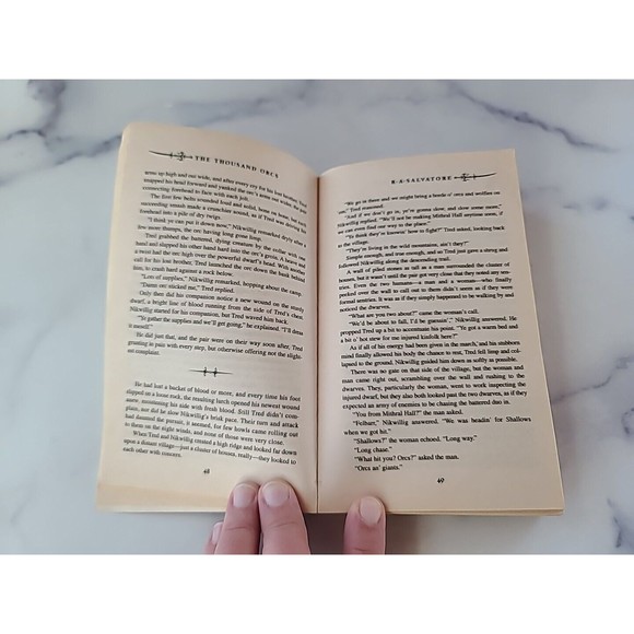 The Thousand Orcs R A Salvatore Paperback - Picture 6 of 10